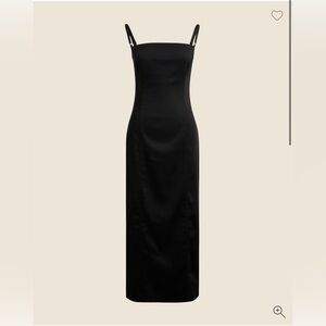 J. Crew Collection fitted midi dress in stretch satin Sz 2. NWOT